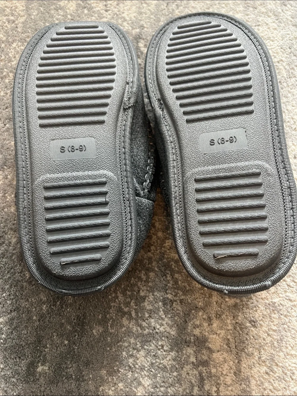 Cozy Gray Slip-On Slippers